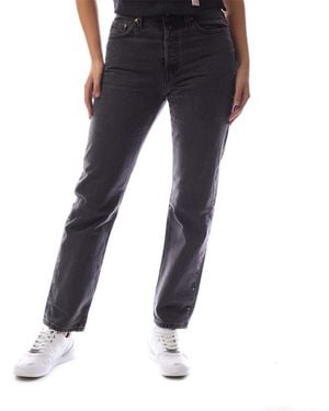 Levi's Levi's 501 Five Pocket Straight Leg Jeans - Black