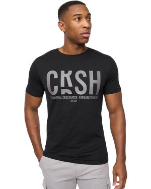 Crosshatch Solari T-Shirt Cotton - Black