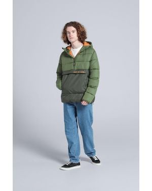Mountain Warehouse 'Wilder' Padded Jacket With Kangaroo Pocket Warm Cosy Coat - Green