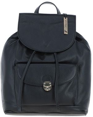Ashwood Leather Exquisite Genuine Compact Backpack - Black