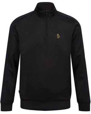Luke 1977 Tttqr Tric Quarter Zip Sweatshirt - Blue