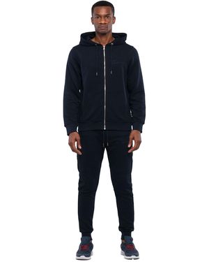 Tom Barron Trainingspak Met Doorlopende Ritssluiting - Blauw