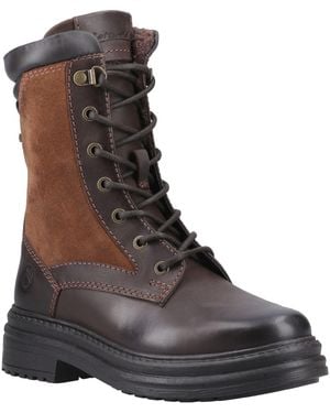 Cotswold Lacock Leather Boots - Brown