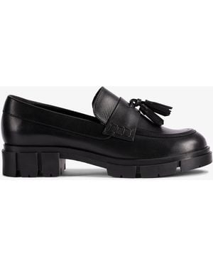 Clarks Teala Loafer Leather Shoes - Black