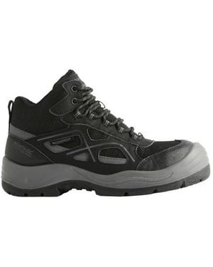 Regatta Limestone Waterproof Safety Boots /Granite) - Black