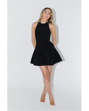 Odd Muse The Ultimate Dropped Hem Mini Dress - Black