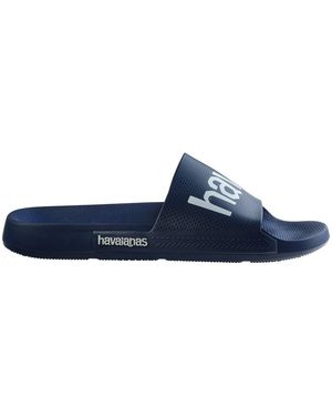 Havaianas Classic Logomania Flip Flops - Blue