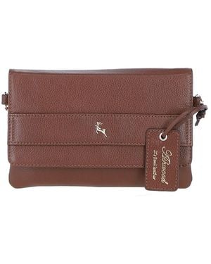 Ashwood Leather 'Brinea' Real Crossbody Bag - Brown