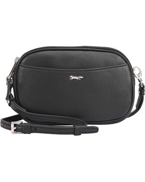 Paul Costelloe Baldo Leather Cross Body Bag - Black