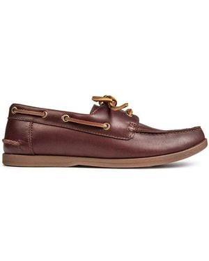 Clarks Pickwell Shoes - Red