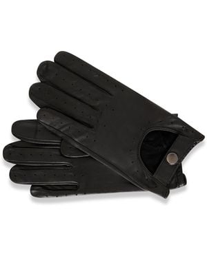 Barneys Originals Leather Driving Gloves - Black
