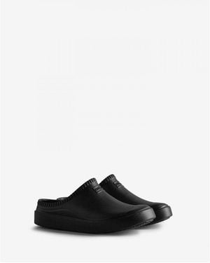 HUNTER In/Out Bloom Algae Foam Clogs - White