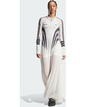 adidas Originals Atlanta Sublimation Print Dress - White