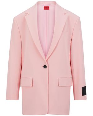HUGO Dames Asabella Blazerjasje In Roze
