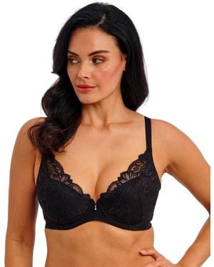 Wacoal We601702 Abellia Underwired Plunge Bra - Blue