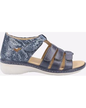 Fleet Foster Julie Memory Foam Sandals - Blue