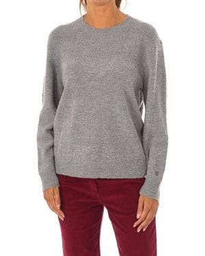 Napapijri Doucle Cw Wool Jumper Long Sleeve And Round Neck Ga4Fo1 - Grey