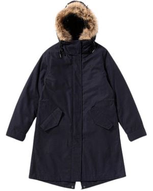 Fred Perry Hooded Zip-In Liner Parka 2 - Blue