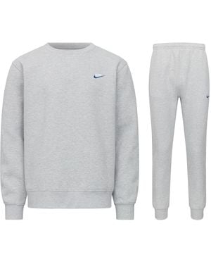 Nike Sportswear Club Fleece Crew Tracksuit - Grey
