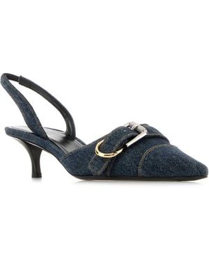 Givenchy Denim Voyou Court Shoes - Blue