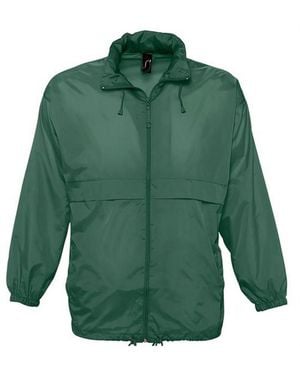 Sol's Surf Windbreaker Lightweight Jacket - Green