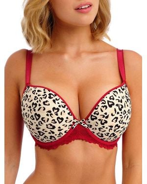 Freya Cherish Me Moulded Plunge T-Shirt Bra - Red