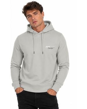 Jack & Jones Hoodie Hooded Pullover - Grey