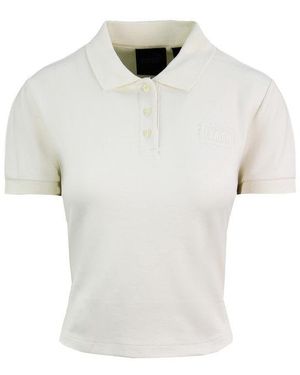 PUMA X Rihanna Fenty Vanilla Cropped Polo Shirt - White