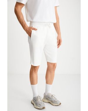 Grimelange Straight Leg Sweat Shorts - White