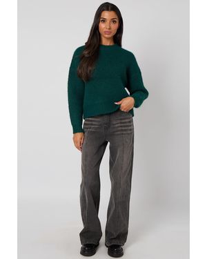 Urban Bliss Wool-Blend Jumper - Green