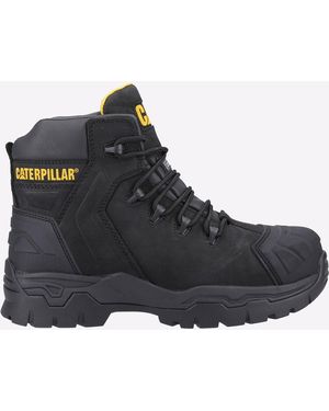 Caterpillar Safety Everett S3 Waterproof Boots - Black