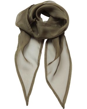 PREMIER Ladies/ Work Chiffon Formal Scarf - Green