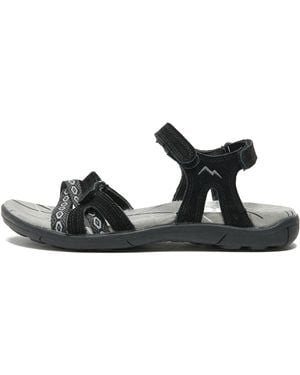 Peter Storm Lydstep Water Friendly Walking & Hiking Sandals With Stormgrip Outsole - Black