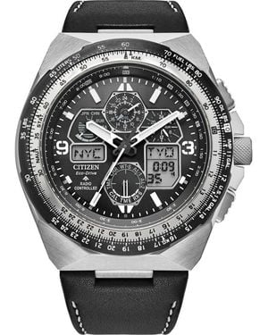 Citizen Promaster Skyhawk A-T Watch Jy8149-05E Leather (Archived) - Grey