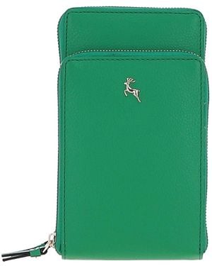 Ashwood Leather 'Incanto Cuoio' Crossbody Phone Bag - Green
