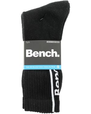 Bench Socks 5Pk Medine - Black