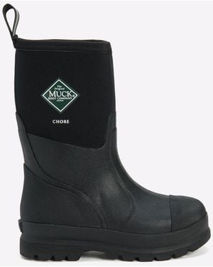 Muck Boot Chore Classic Mid Patterned - Black