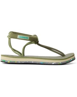 Havaianas Hav. Cosmo Madrid Ballet Rose 35 Flip Flops - Green