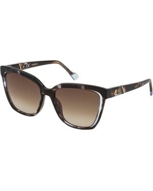 YALEA Sya028N5503Ka 55 Sunglasses - Brown