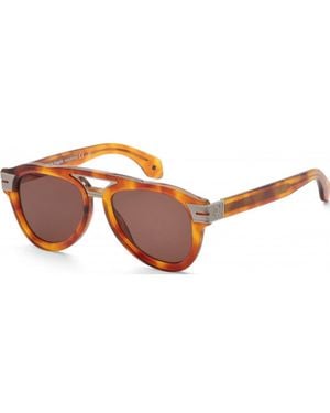 Palm Angels Paradise 53Mm Light Havana Sunglasses Peri100F24Pla0012464 - Brown