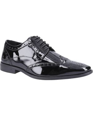 Hush Puppies Elliot Leather Brogues Shoes - Black