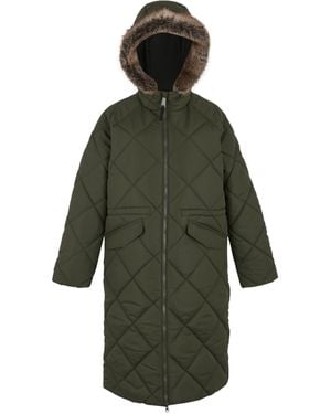 Regatta Ladies Freyla Padded Jacket (Dark) - Green