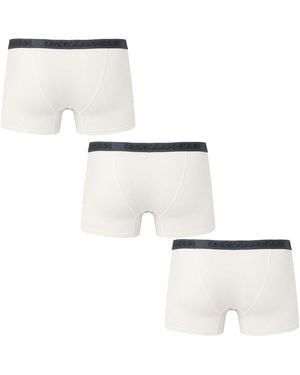 Under Armour 3-Pack Charged Boxer Shorts - White