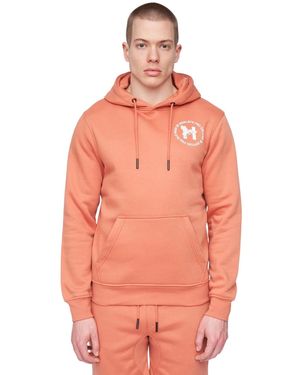 Henleys Metafone Hoodie (Brick) - Orange