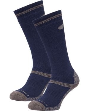 Peter Storm Midweight Knee Length Hiking Socks - Blue