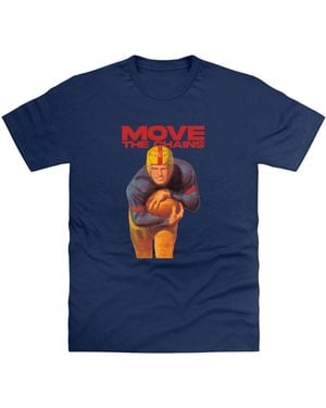 Park Fields Pierce Archive Move The Chains Denim T-Shirt - Blue