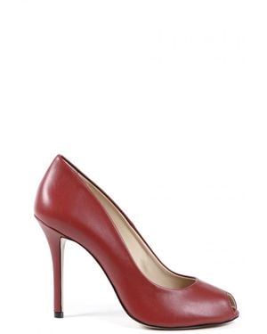 Versace 19.69 Abbigliamento Sportivo 19V69 Pump Open Toe 303 Vitello Rosso Leather - Pink