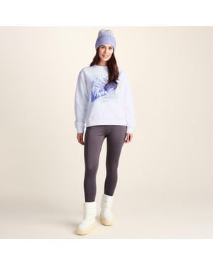 TOG24 Kendall Supersoft Apres Ski Print Sweatshirt - White