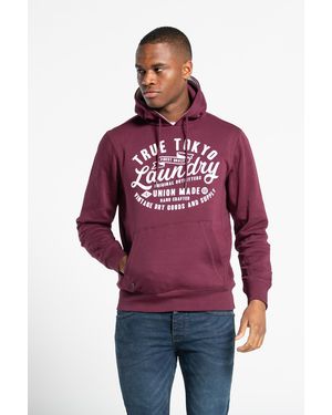 Tokyo Laundry Cotton Blend Hoody - Red