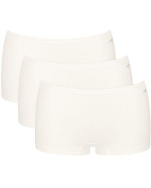 Sloggi Go Daily Cotton Short Briefs (3 Pack) - White